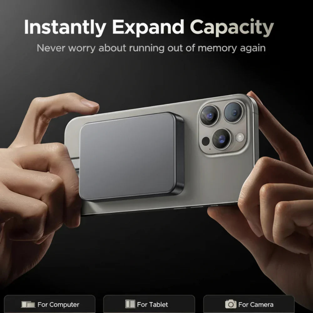 Magnetic External SSD for Rapid Data Management
