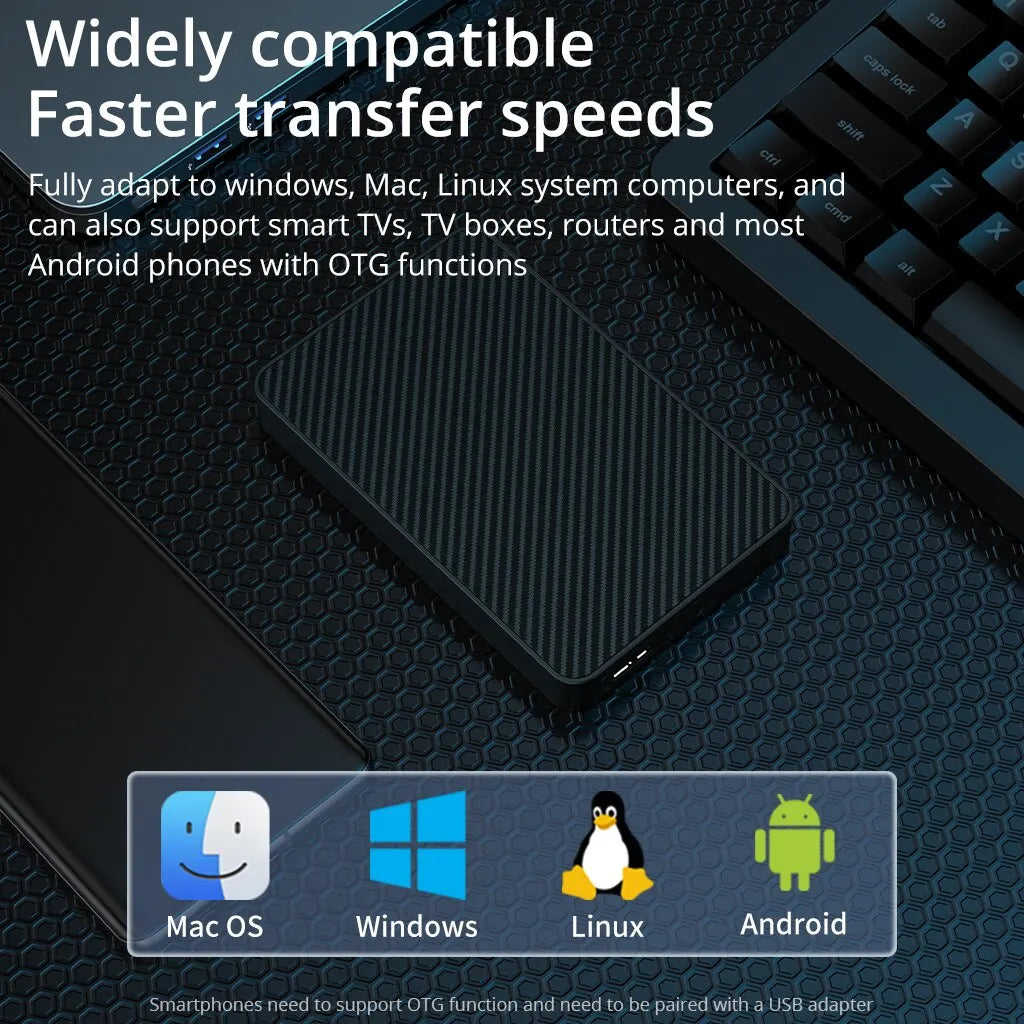 Portable SSD for Effortless Data Storage and Backup