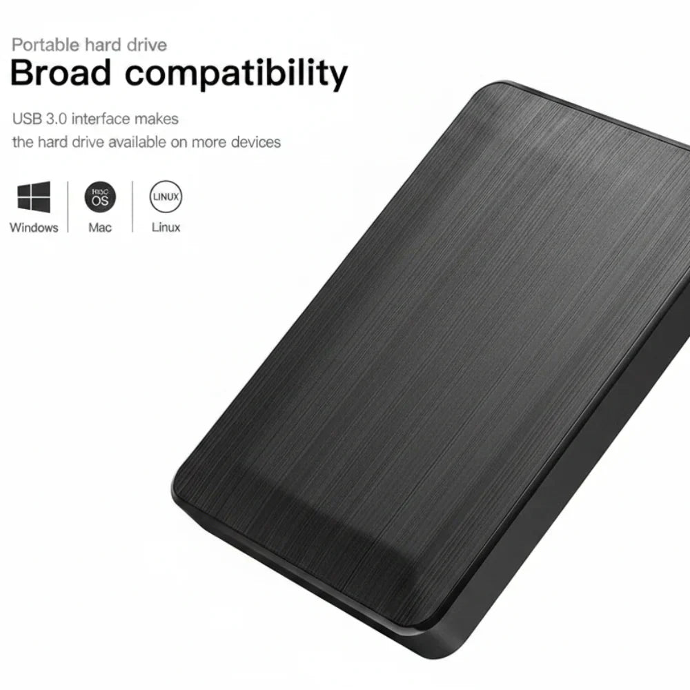 Compact High-Speed External Storage Drive with USB 3.0