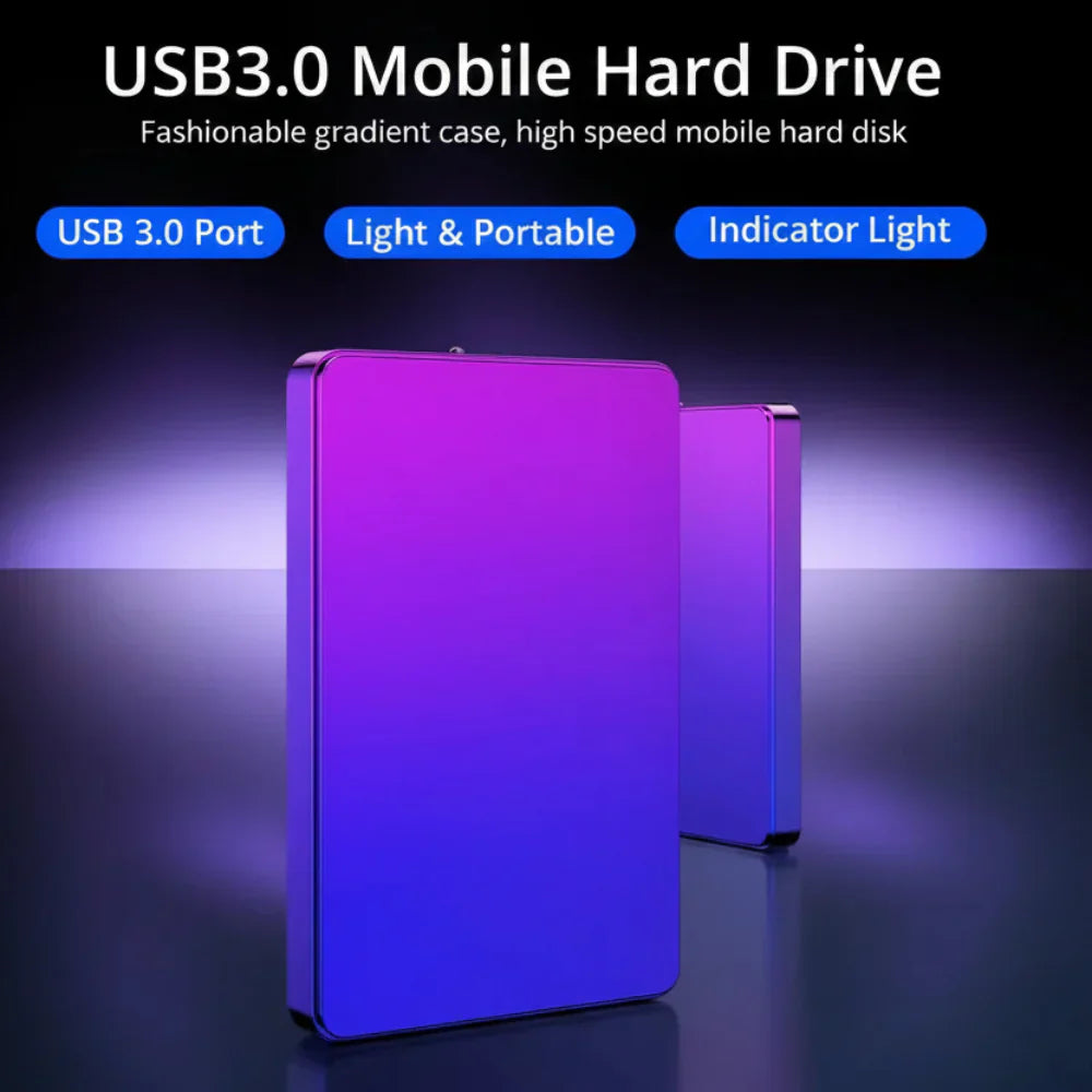 Portable SSD Drive with High-Speed USB 3.0 Connectivity