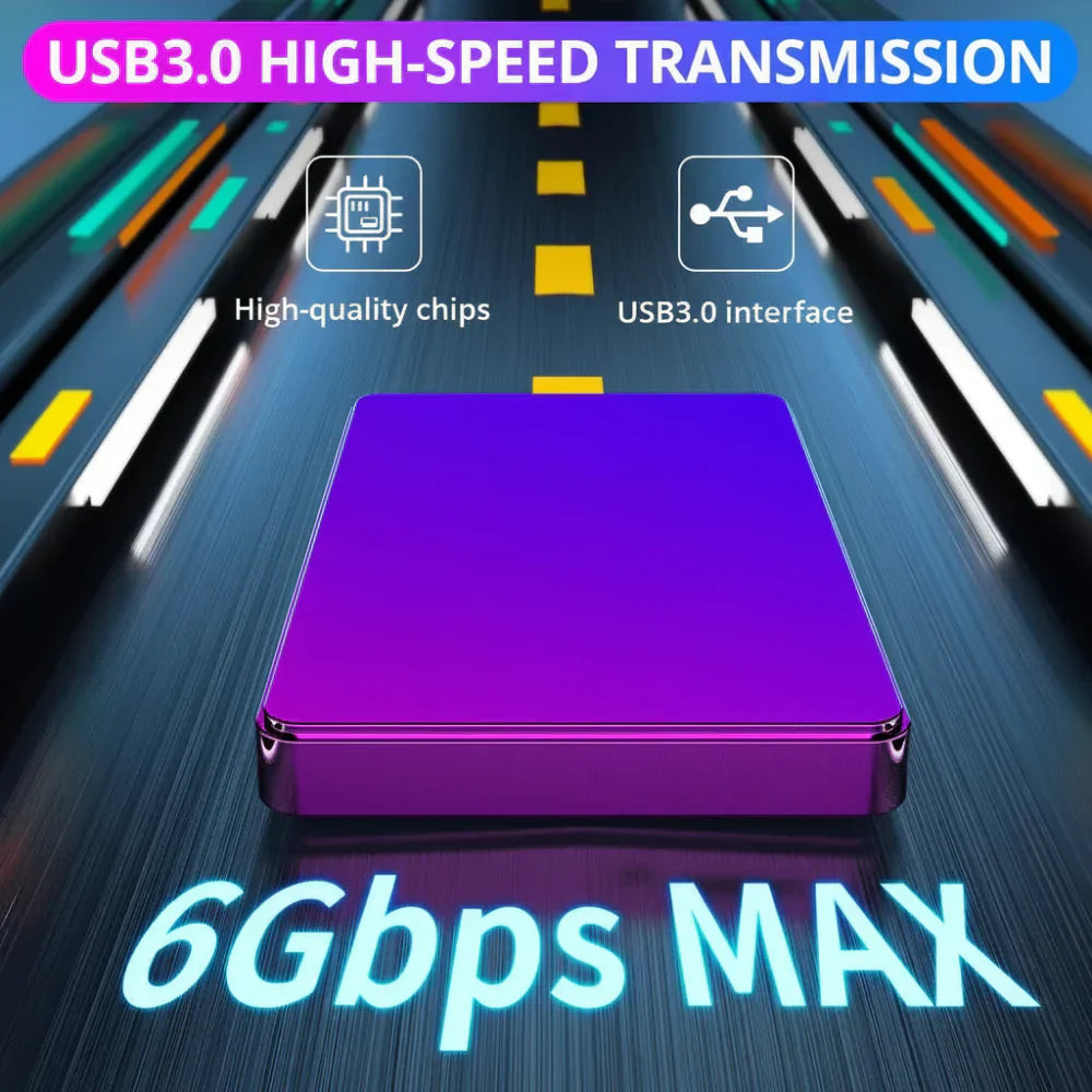 Portable SSD Drive with High-Speed USB 3.0 Connectivity