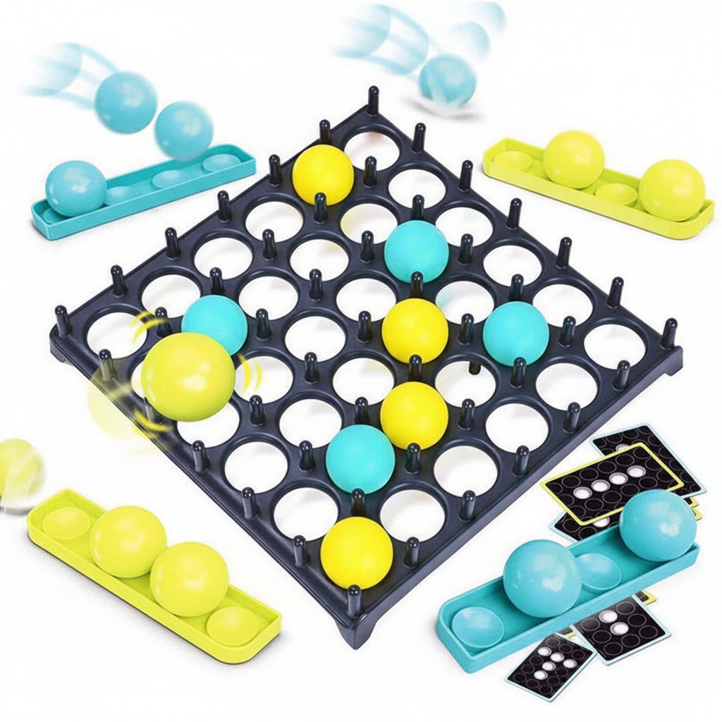 Dynamic Toss and Connect Board Game for Group Fun