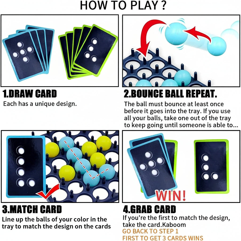 Dynamic Toss and Connect Board Game for Group Fun