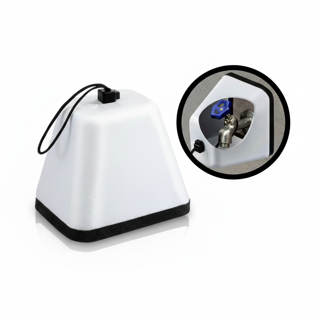 Winter Guard Outdoor Faucet Protectors for Frost Defense