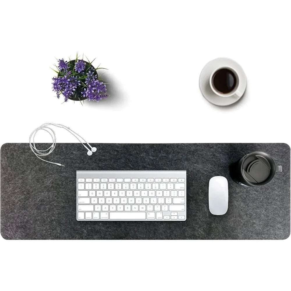 ElegantDesk Pro Wool Felt Mat for Stylish Workspace Safety