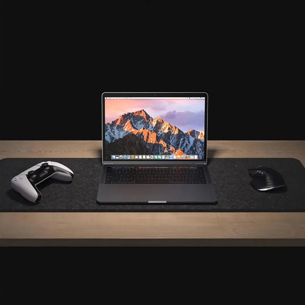 ElegantDesk Pro Wool Felt Mat for Stylish Workspace Safety