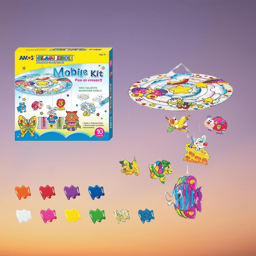 Festive Glass Art Kit for Engaging Holiday Creativity
