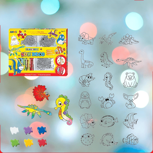 Festive Glass Art Kit for Engaging Holiday Creativity