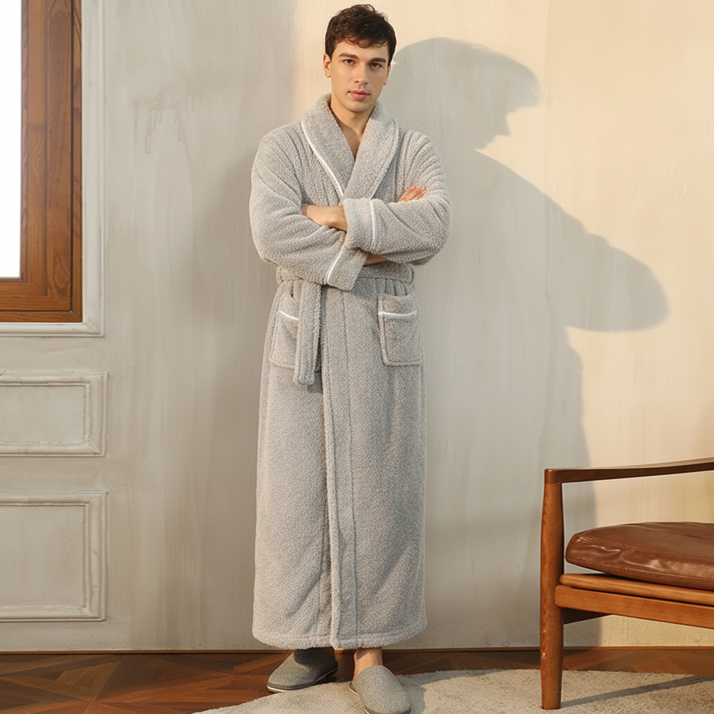 Snug Winter Robe with Full Sleeves for Ultimate Comfort