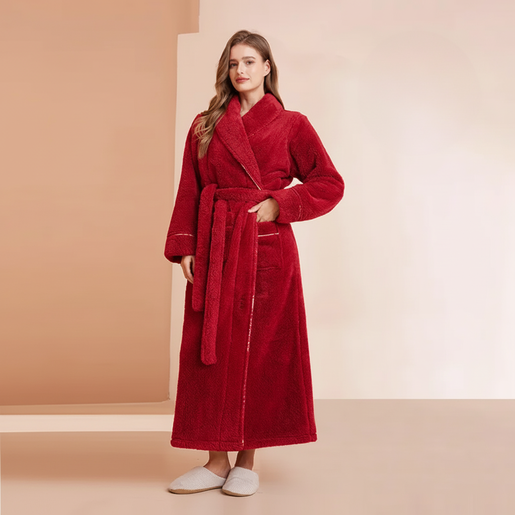 Snug Winter Robe with Full Sleeves for Ultimate Comfort