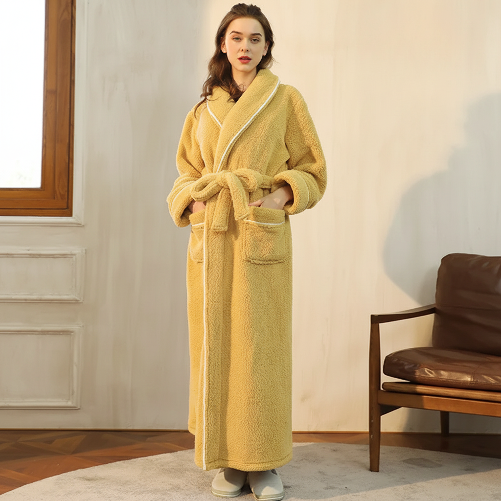Snug Winter Robe with Full Sleeves for Ultimate Comfort