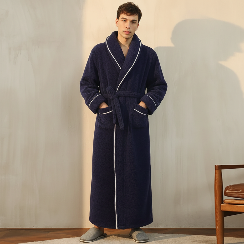 Snug Winter Robe with Full Sleeves for Ultimate Comfort