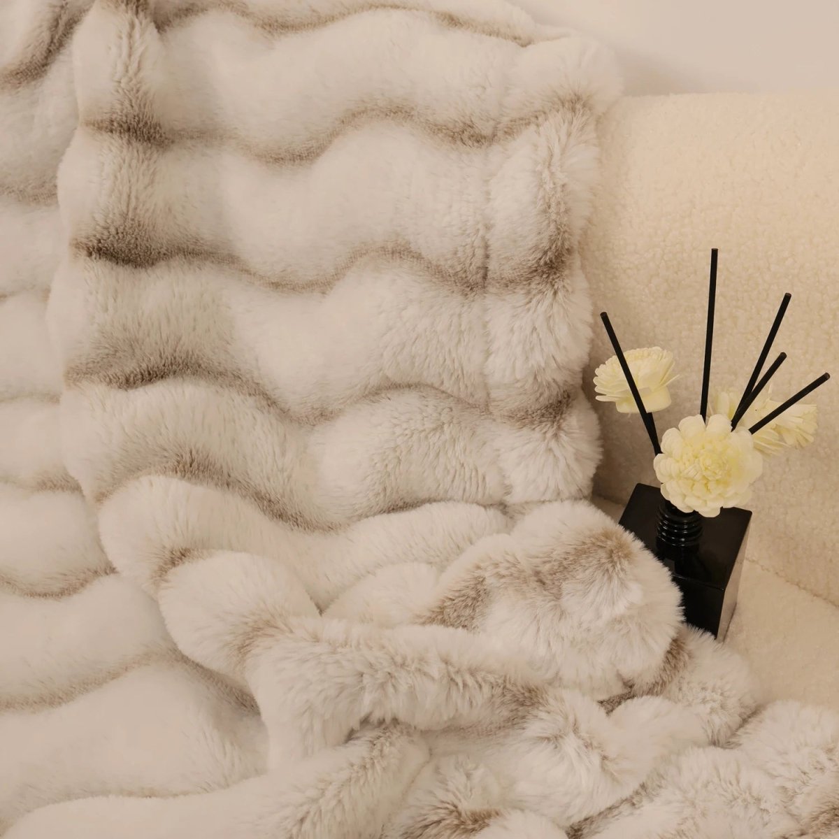 CozyNest Reversible Plush Fleece Blanket for Ultimate Comfort