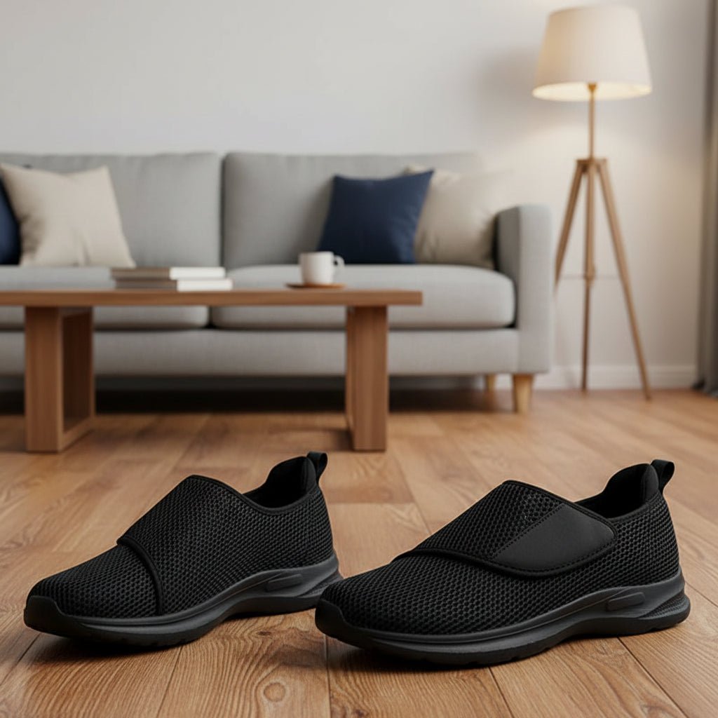 ComfortFit Adjustable Casual Sneakers for Wide Feet