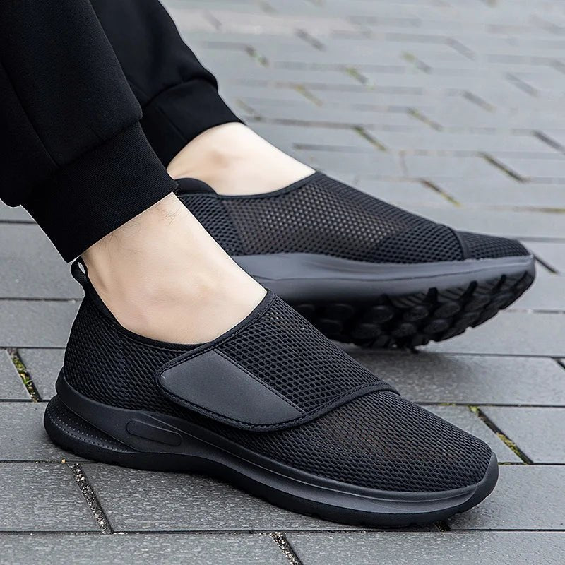 ComfortFit Adjustable Casual Sneakers for Wide Feet