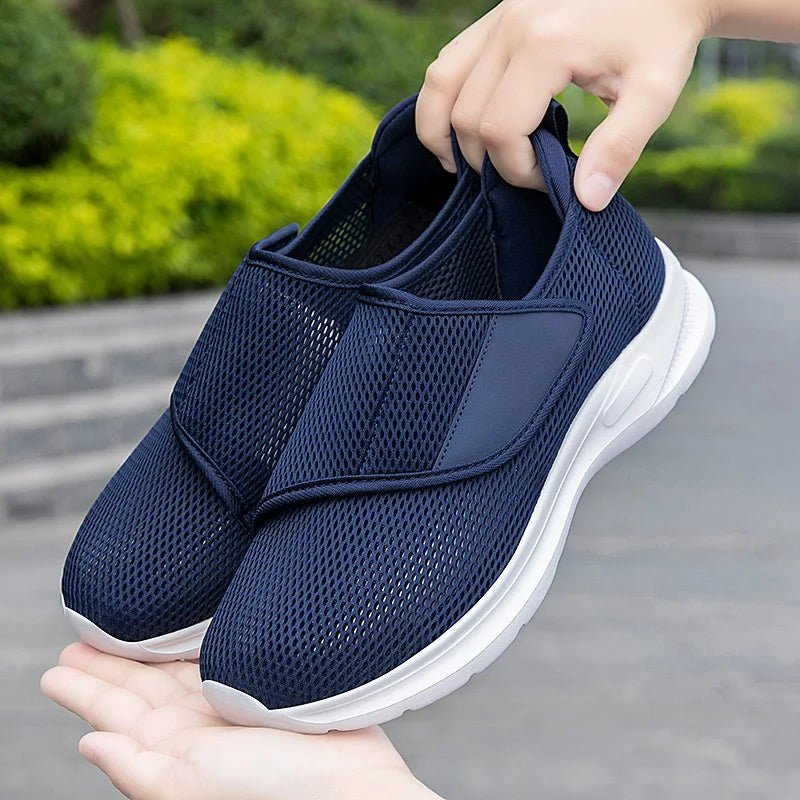 ComfortFit Adjustable Casual Sneakers for Wide Feet