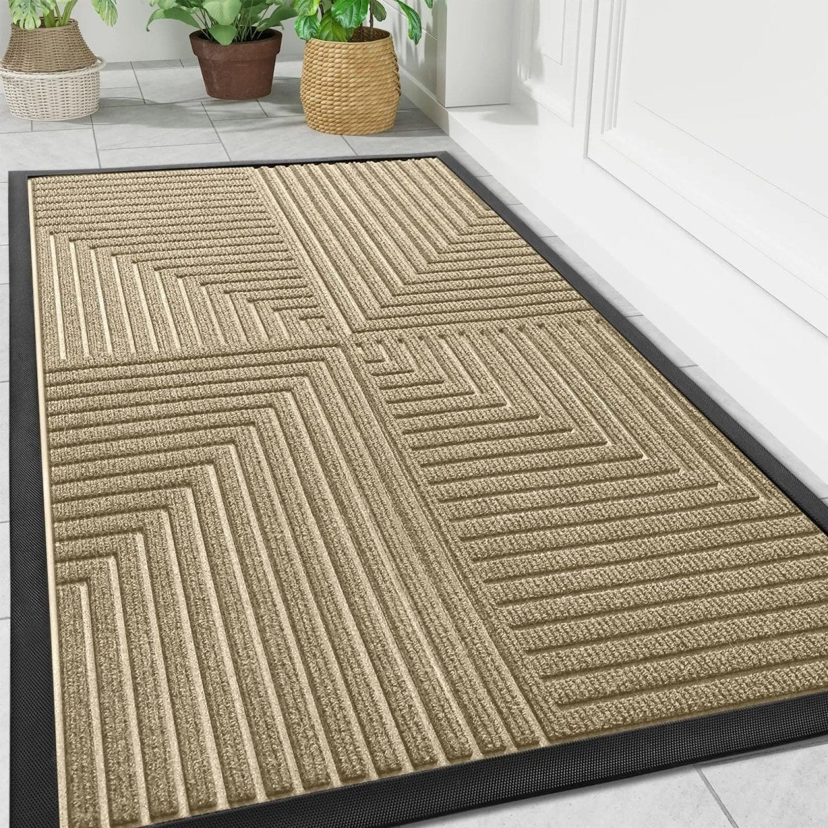 TitanShield Ultra-Durable Entrance Mat with Secure Grip