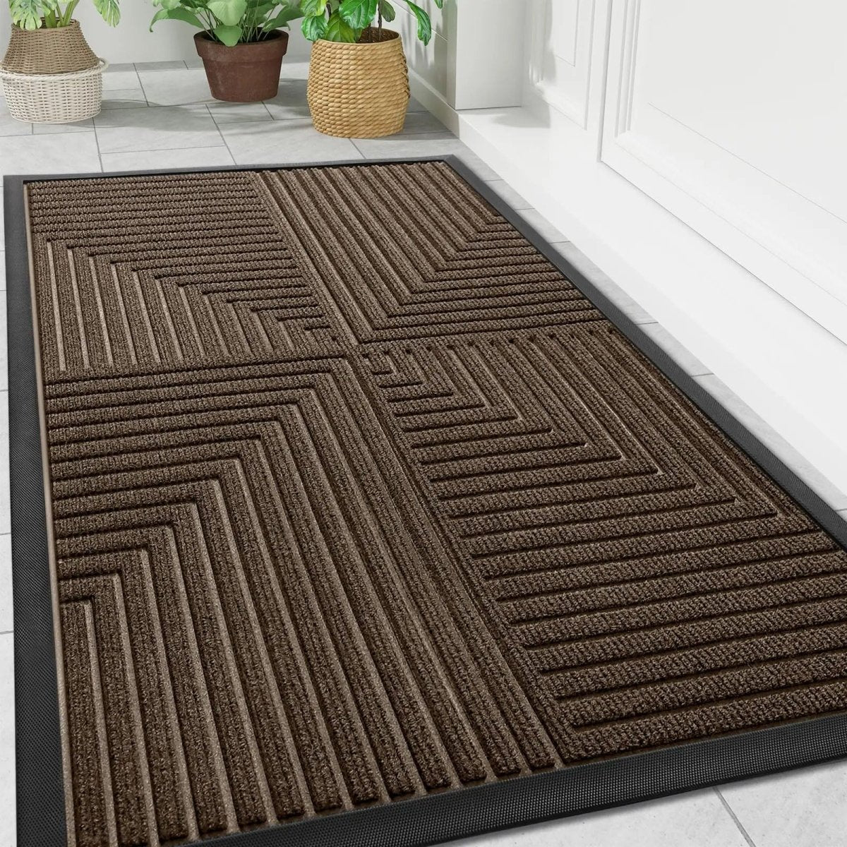 TitanShield Ultra-Durable Entrance Mat with Secure Grip