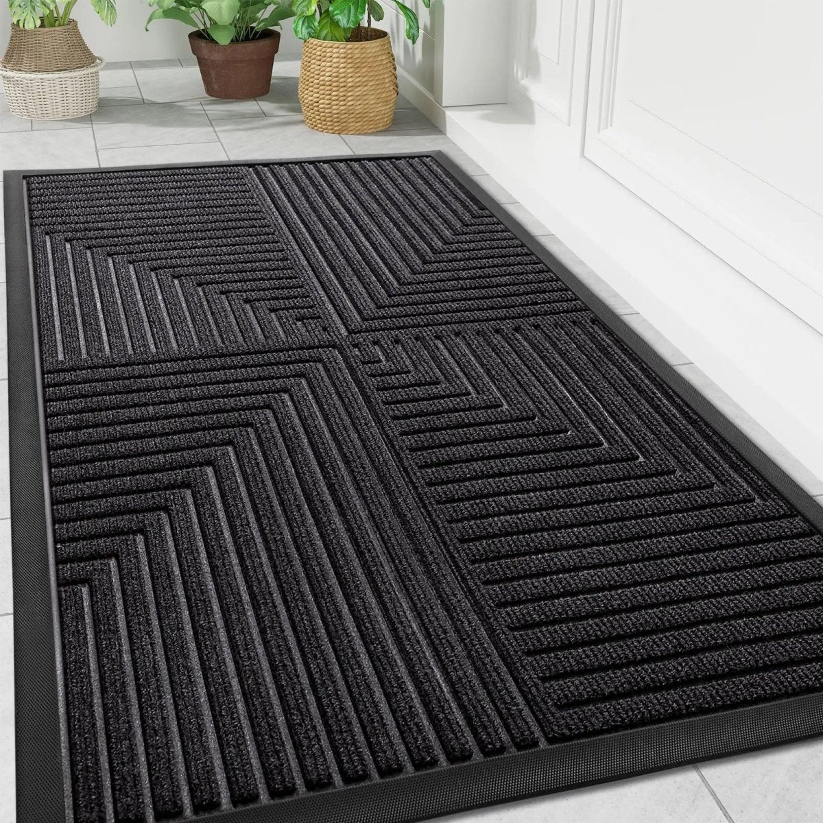 TitanShield Ultra-Durable Entrance Mat with Secure Grip
