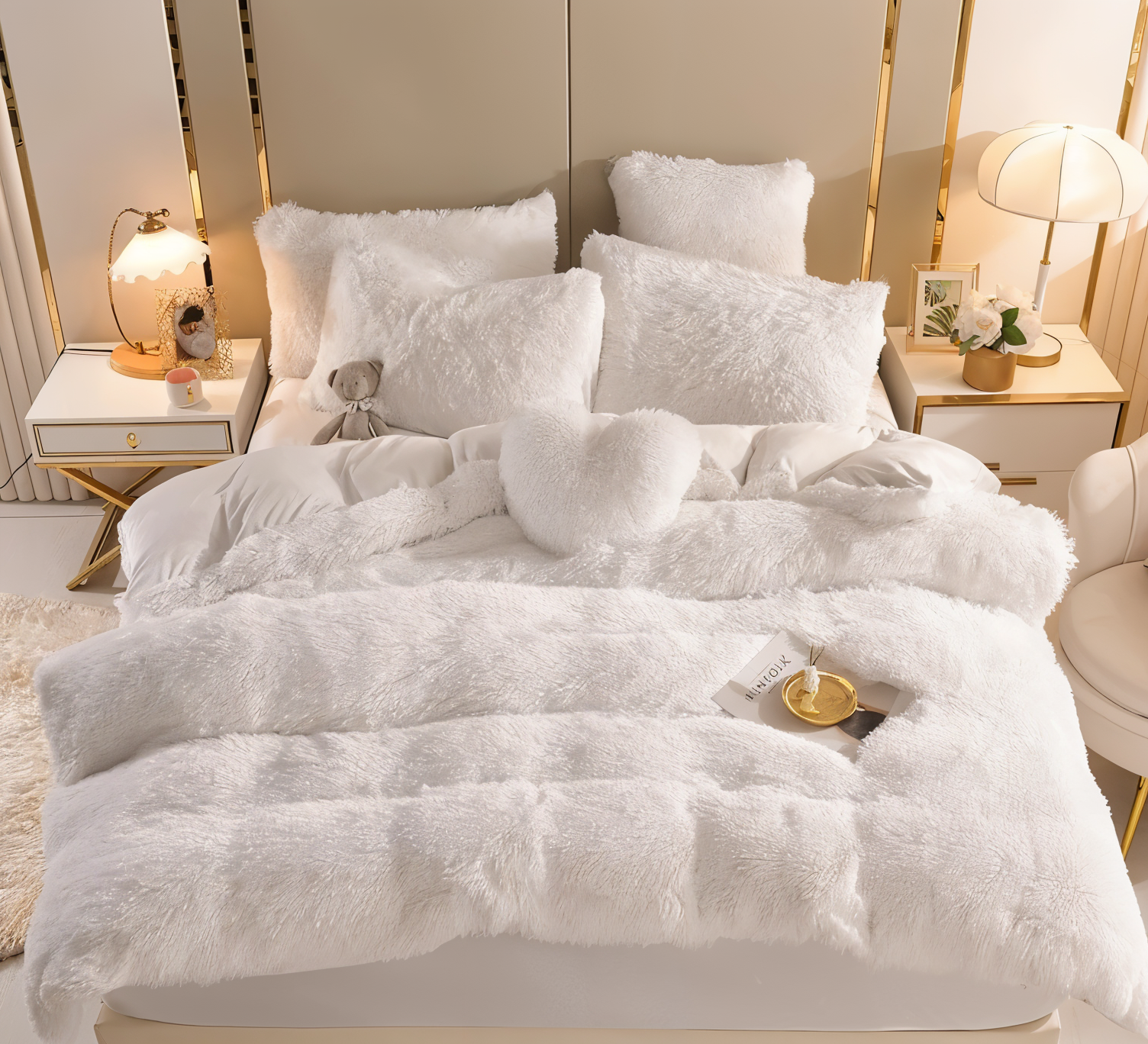 Cozy All-Season Fleece Bedding Set for Soft, Breathable Comfort