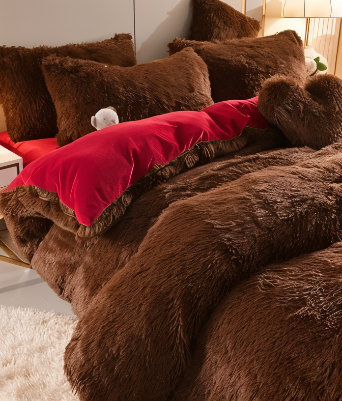 Cozy All-Season Fleece Bedding Set for Soft, Breathable Comfort