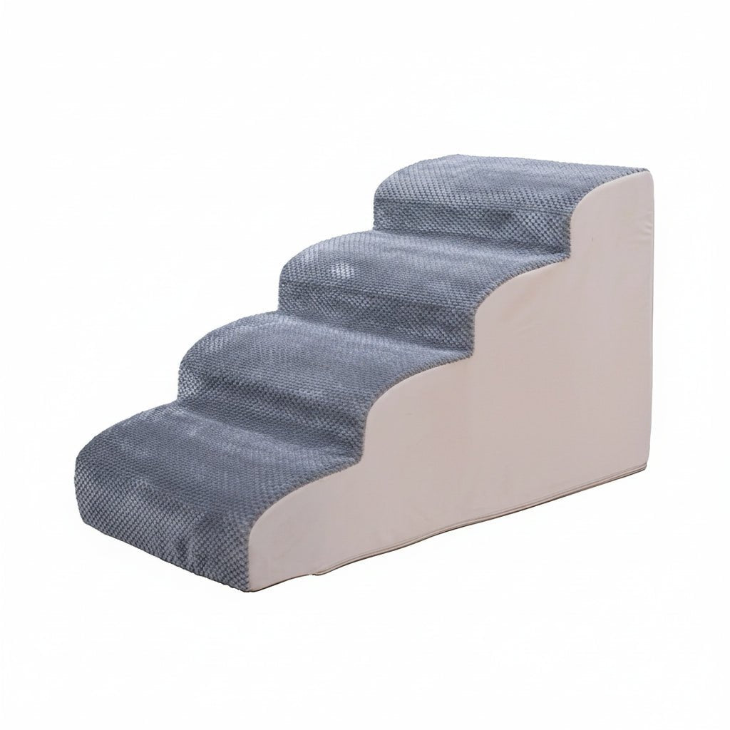 ElevateEase Premium Foam Pet Steps for Safe Indoor Use