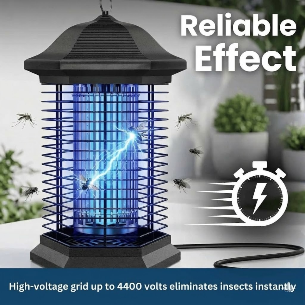 BuzzBuster Ultra Indoor & Outdoor Insect Eliminator with UV Light