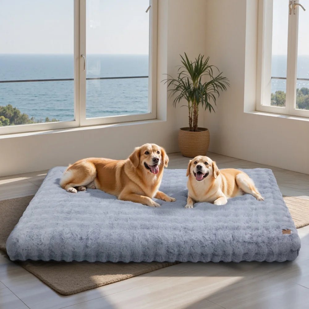 Plush Haven Ultra-Soft Pet Bed with Waterproof Cover