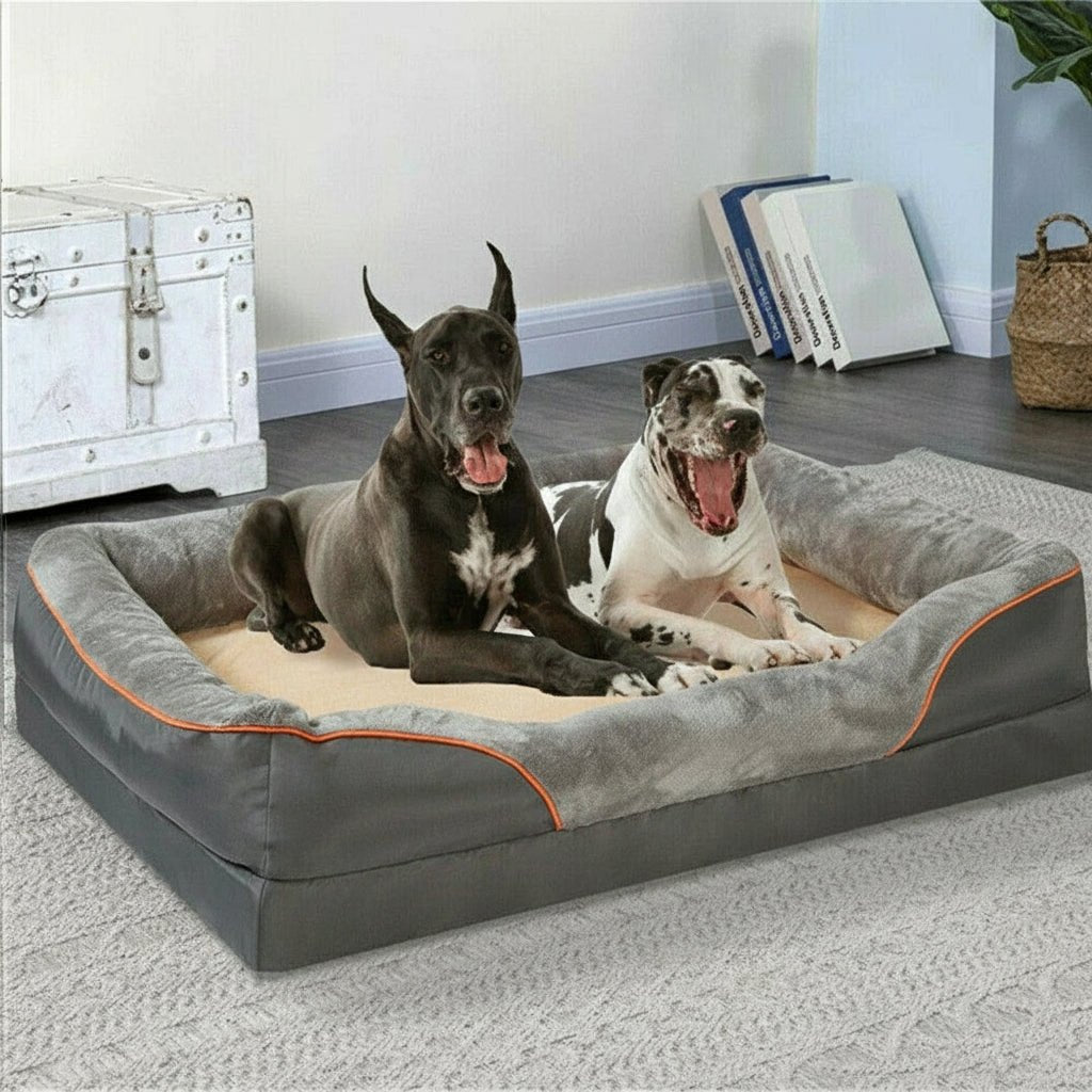 Canine Comfort Orthopedic Mattress with Memory Foam & Waterproof Cover