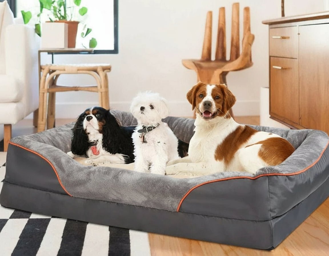 Canine Comfort Orthopedic Mattress with Memory Foam & Waterproof Cover