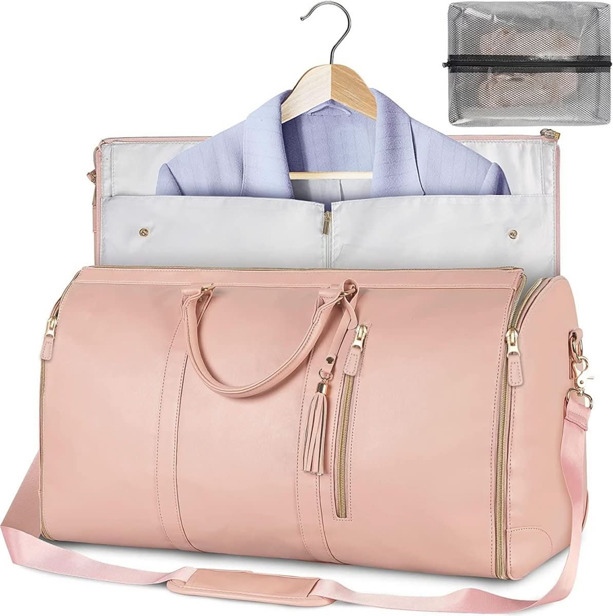 EleganceOnTheGo Travel Garment Carrier: Stylish & Compact