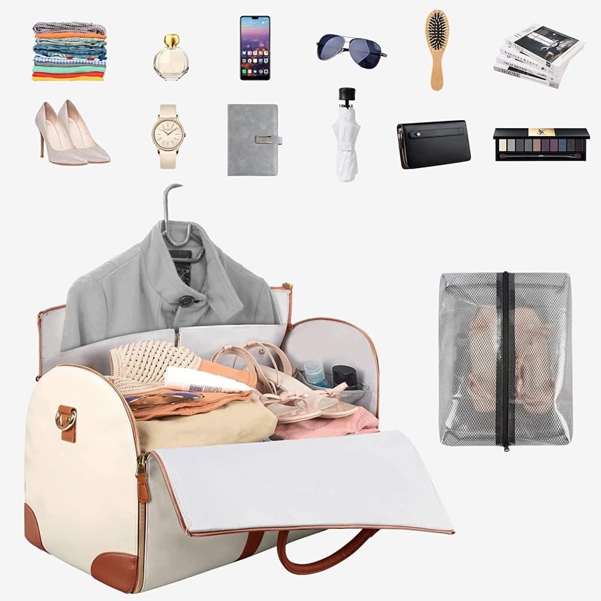EleganceOnTheGo Travel Garment Carrier: Stylish & Compact