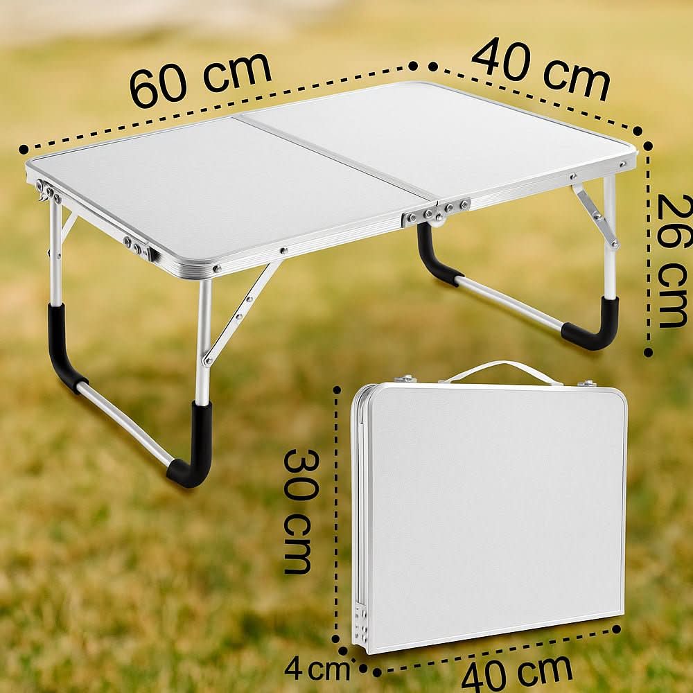 TravelMate Folding Outdoor Table with Lightweight Aluminium Frame