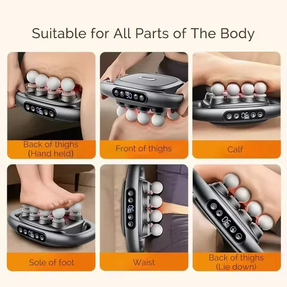 MuscleEase Pro Massage Gun with 8 Attachments & 30 Settings