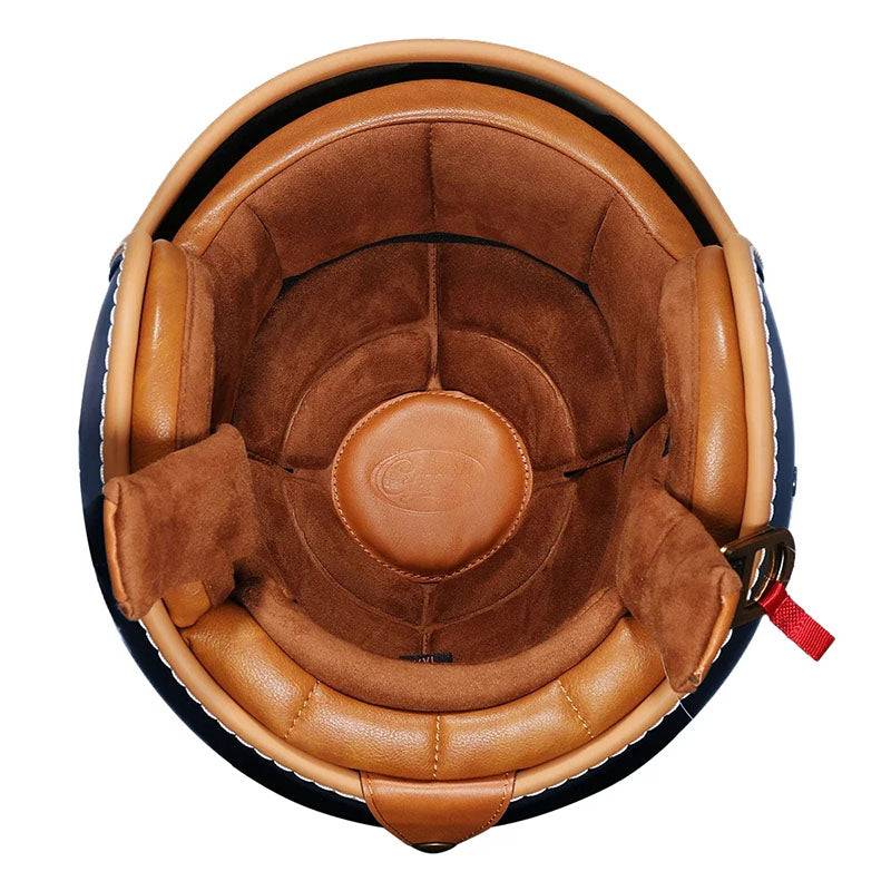 Lightweight Open Face Motorcycle Helmet with Retro Design for Comfort