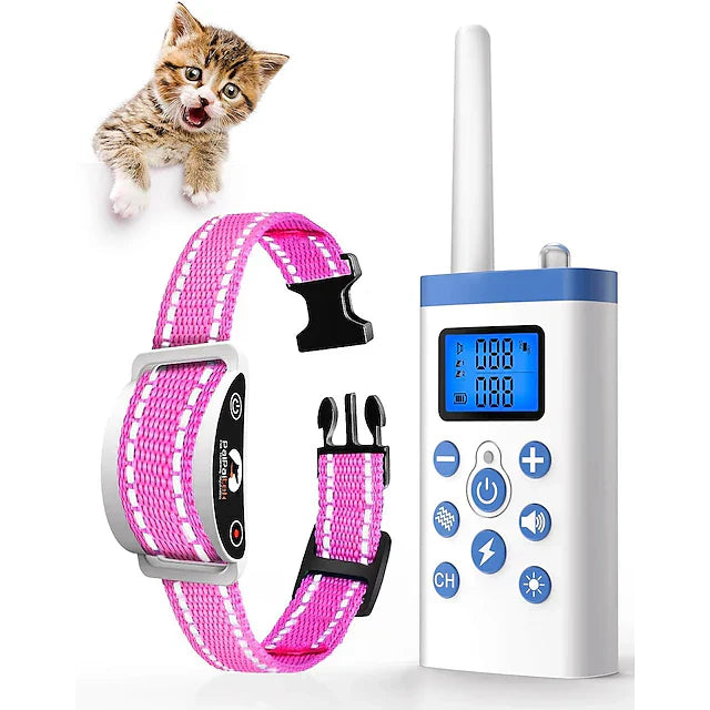 Cat Training Collar with Remote Control for Behavior Correction