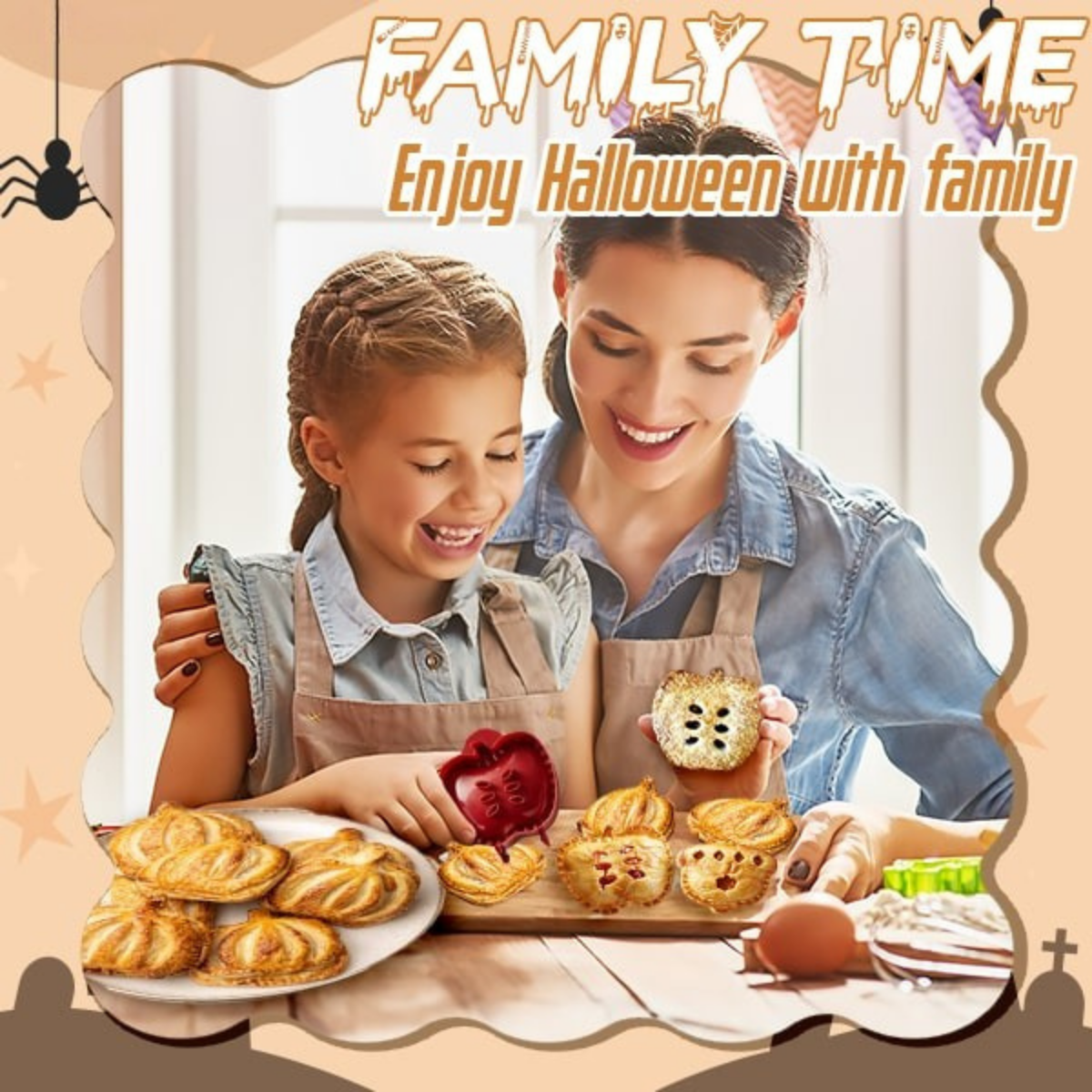 Halloween Treats Baking Tool – Spooky-Shaped Pie Maker