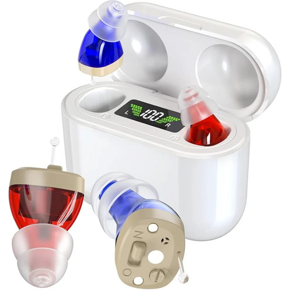 ClearSound Flex Rechargeable Invisible Hearing Aid for Mild Hearing Loss
