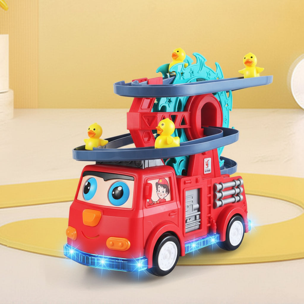 Adventure Fire Engine with Duck Slide, Lights & Sound Effects