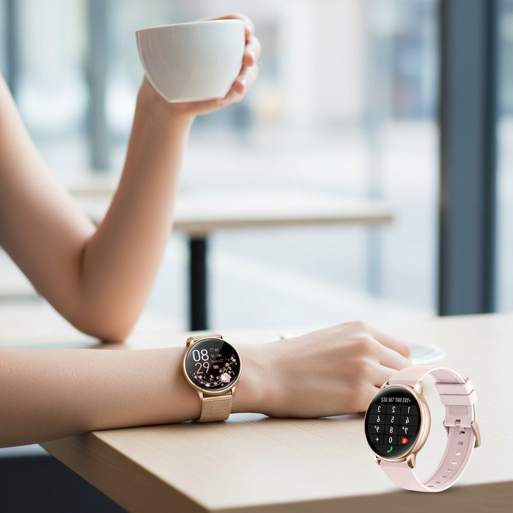 Smart Fitness Watch with Heart Rate and Sleep Tracking – Sleek Design