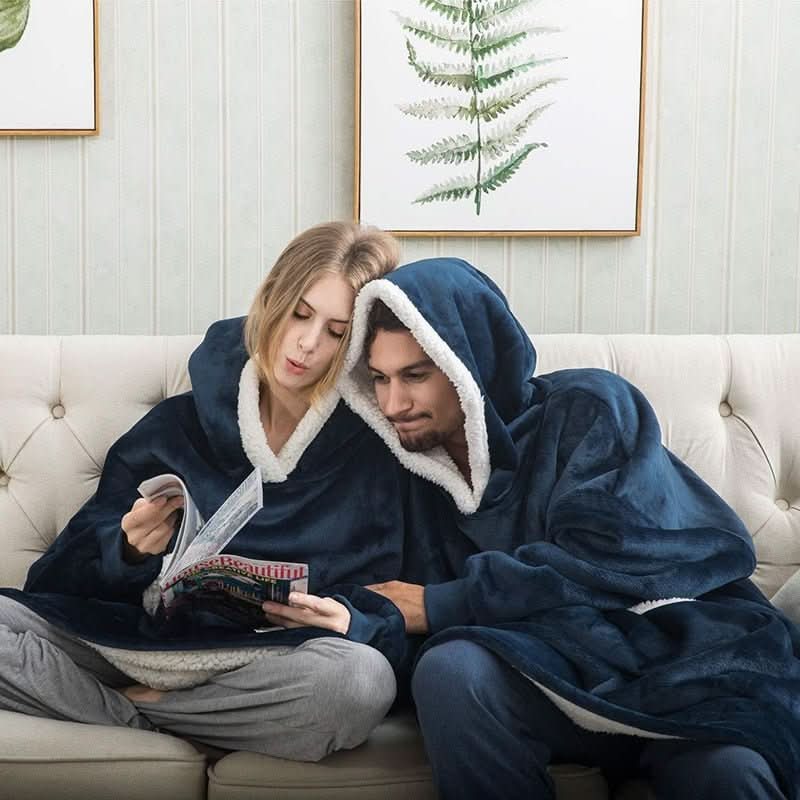 SnugWear Fleece Hoodie Blanket for Ultimate Warmth