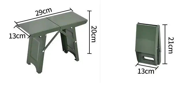 Lightweight Folding Chair with Adjustable Back Support for Camping and Outdoors