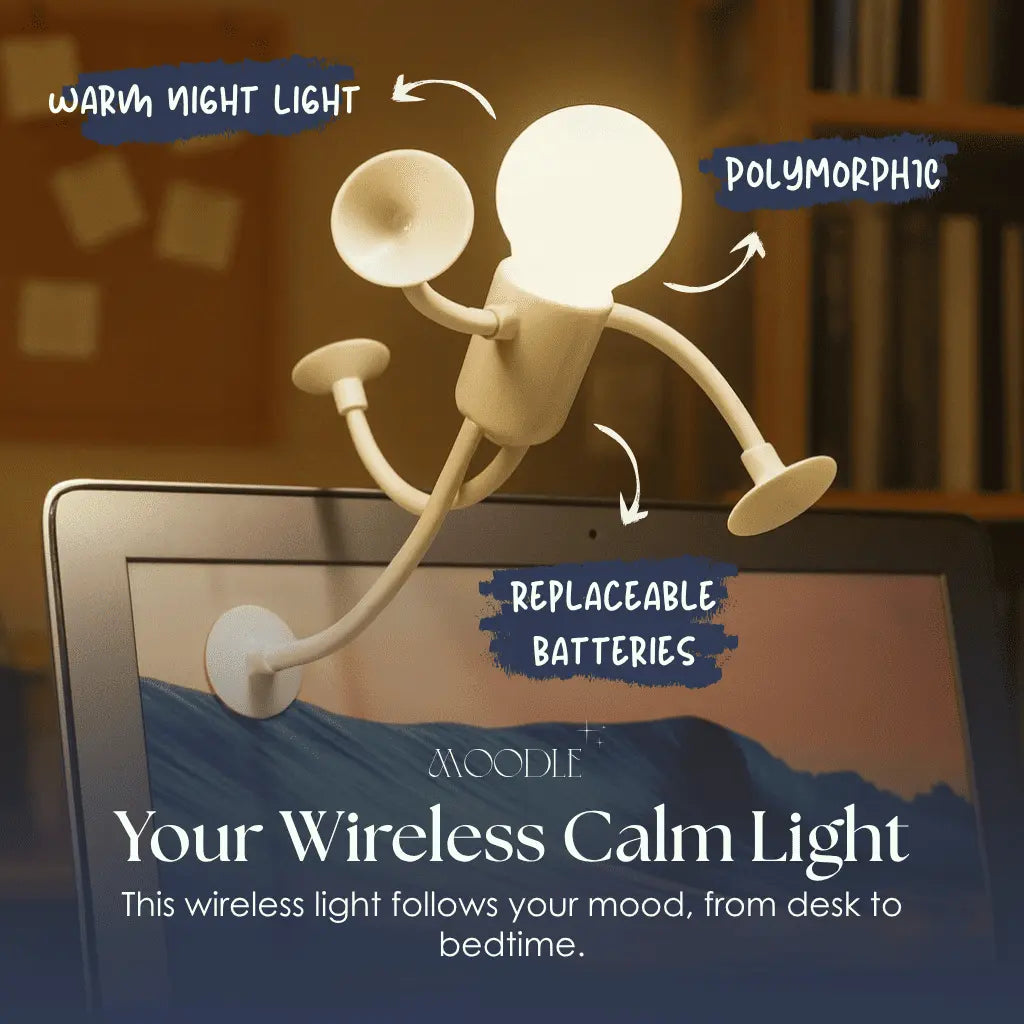 Wireless LED Night Light with Soft Glow for Cozy Atmosphere