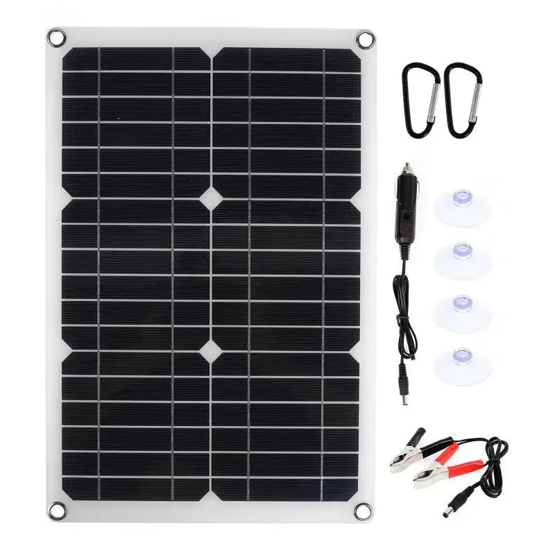 Lightweight 1200W Monocrystalline Solar Charger with Dual USB Ports