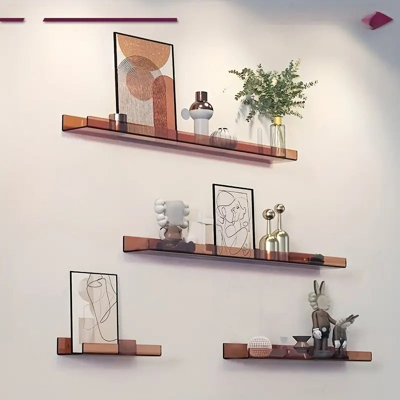 Industrial Floating Shelf in Elegant Blue – Simple Installation for Home Decor