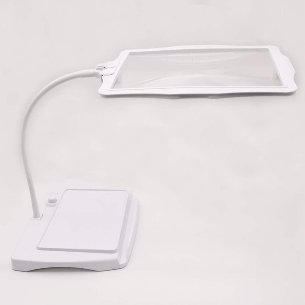 Adjustable LED Magnifying Floor Lamp for Detailed Work