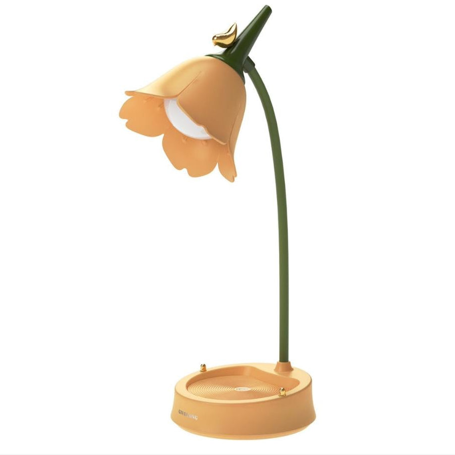 Petal-Inspired Touch Lamp with Adjustable Color Settings