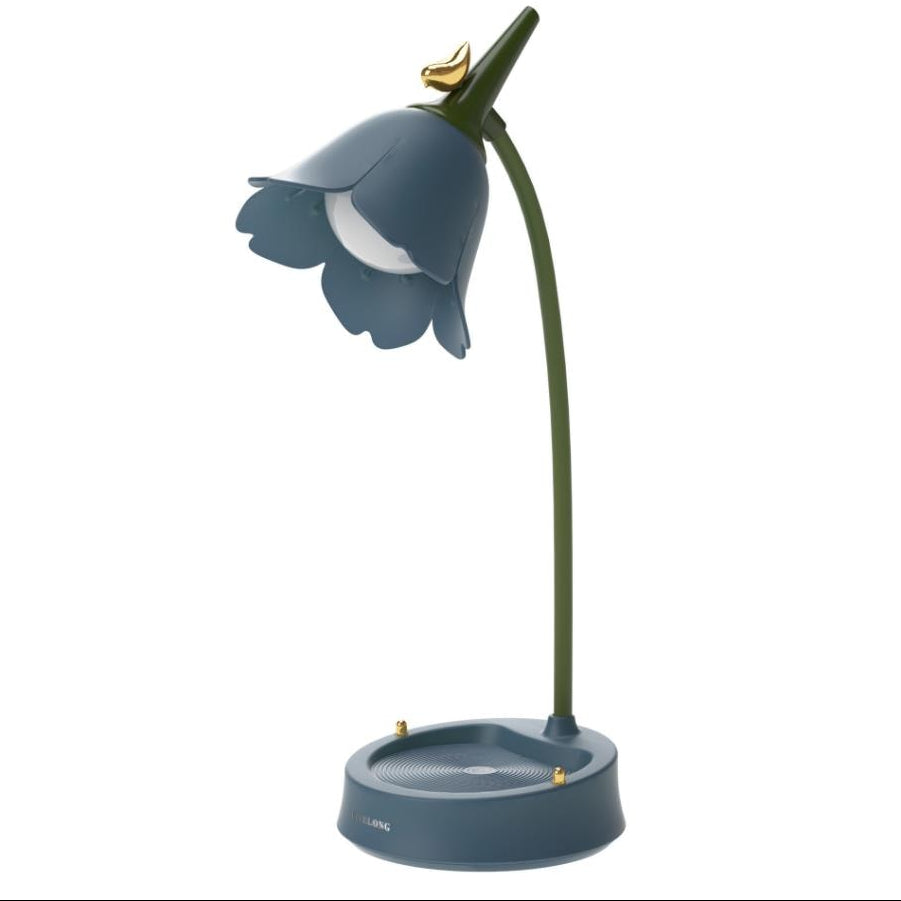 Petal-Inspired Touch Lamp with Adjustable Color Settings