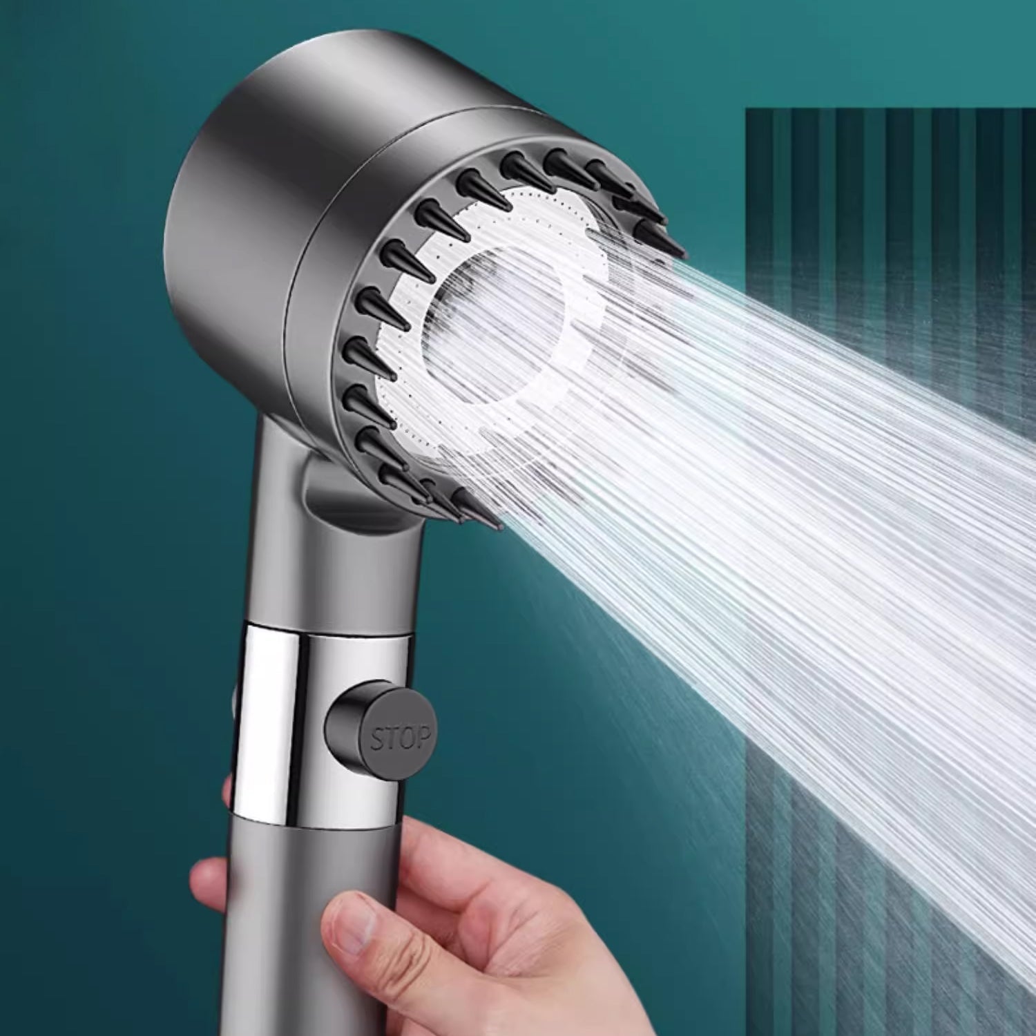 High-Pressure Shower Head with Nine-Layer Filtration for Eco-Friendly Spa Experience