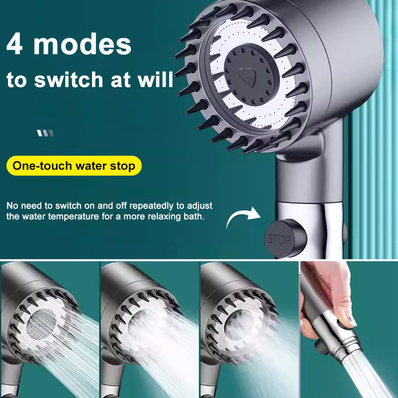 High-Pressure Shower Head with Nine-Layer Filtration for Eco-Friendly Spa Experience